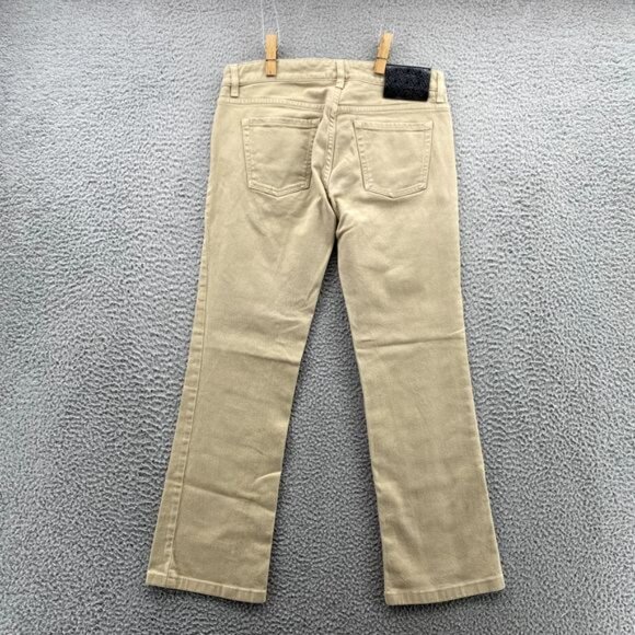 NWOT Brioni Pants Adult 8 Beige Italian Denim Jeans Cotton Stretch Casual Womens - Picture 10 of 13
